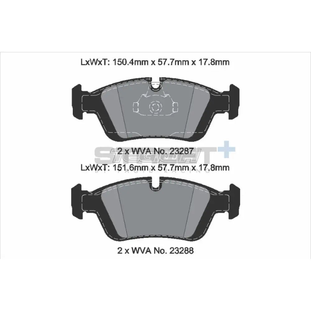 Pagid Street + Brake Pads Bmw 3-Series E46 Excl 330 Cd 00-07 Front