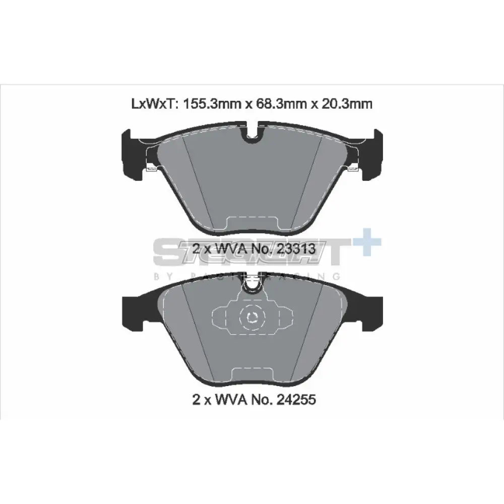 Pagid Street + Brake Pads Bmw 3-Series E9X 01-13 Front - T8025Sp2001