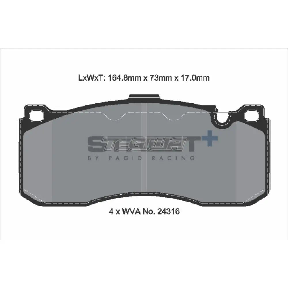 Pagid Street + Brake Pads Bmw 3-Series E9X 01-13 Front - T8068Sp2001