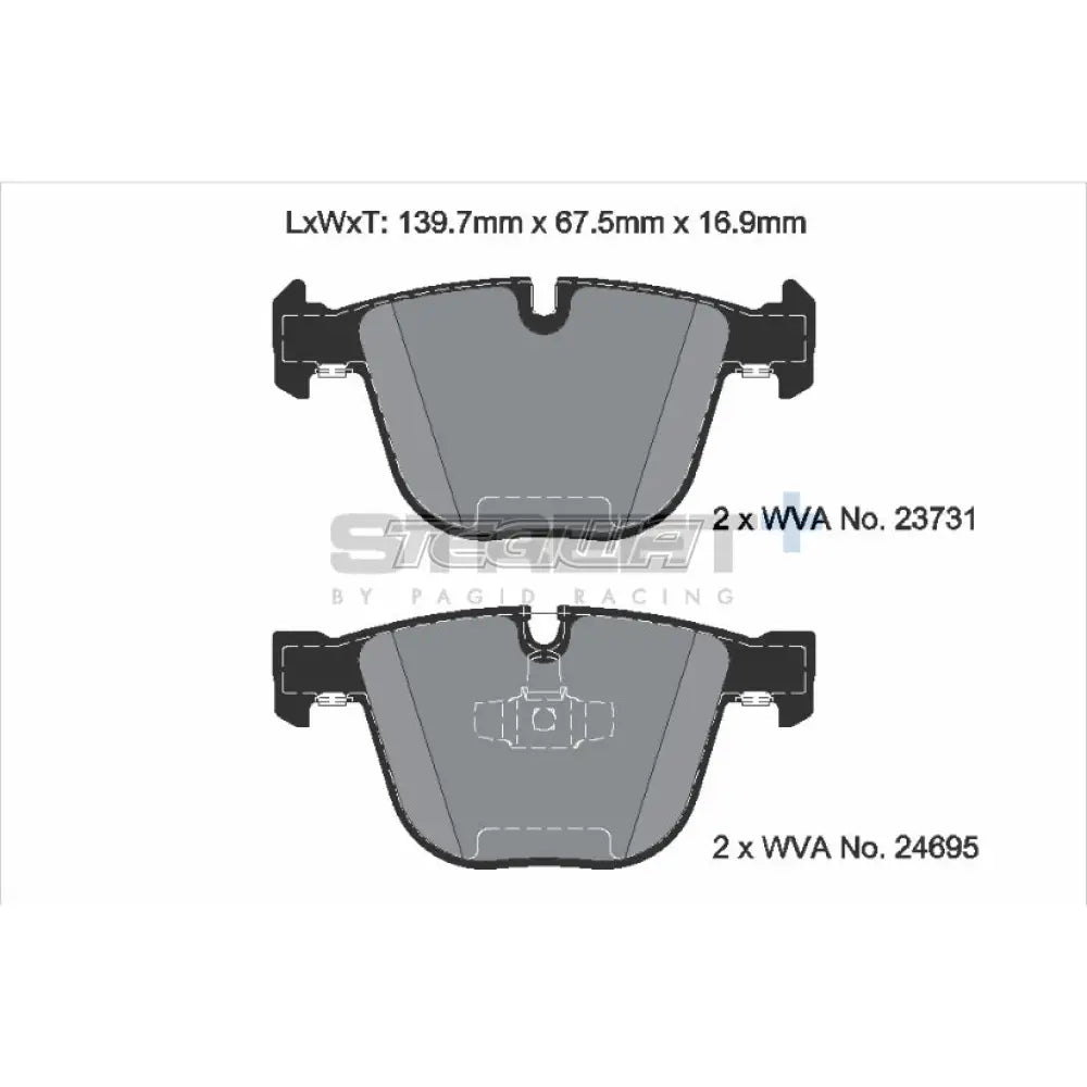 Pagid Street + Brake Pads Bmw 7-Series F0X 08-15 Rear