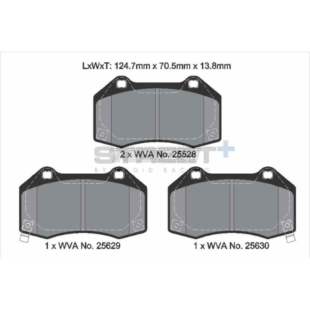 Pagid Street + Brake Pads Mazda Mx-5 Nd 15-18 Front