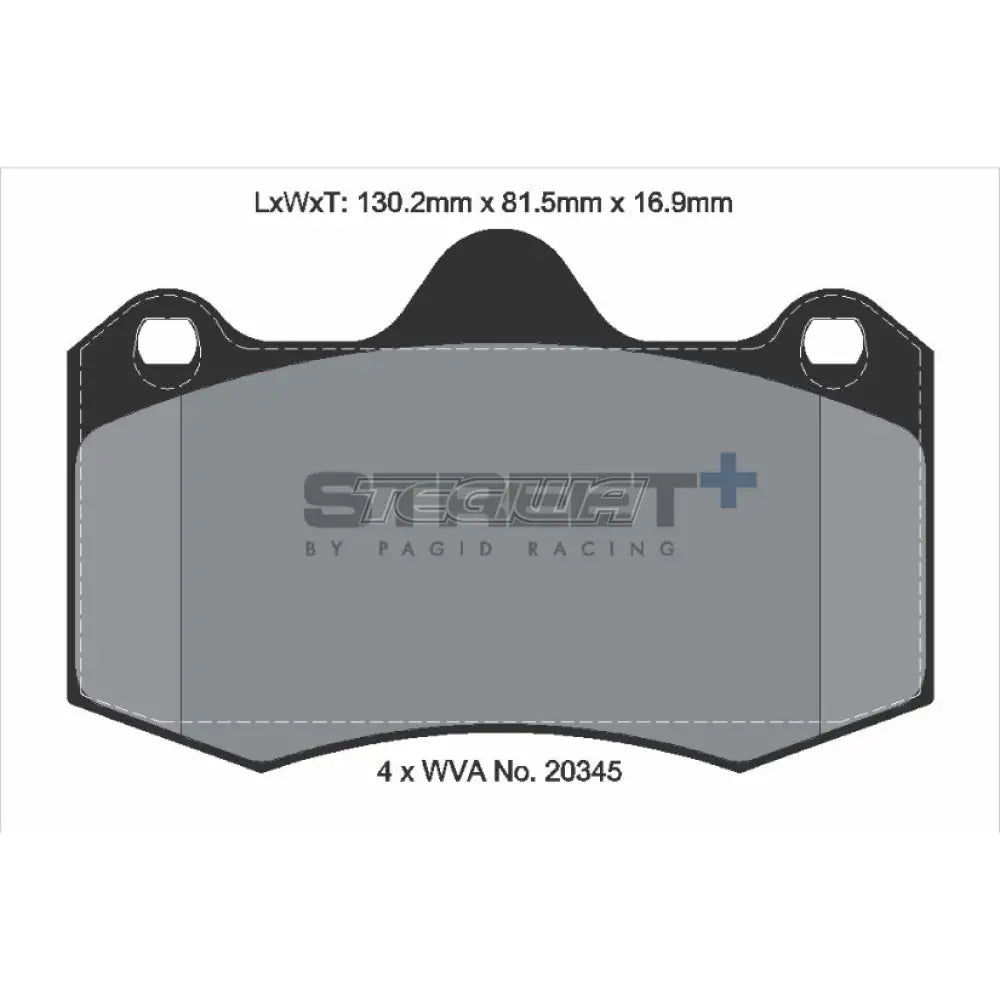 Pagid Street + Brake Pads Renault Clio Mk2 V6 00-05 Front