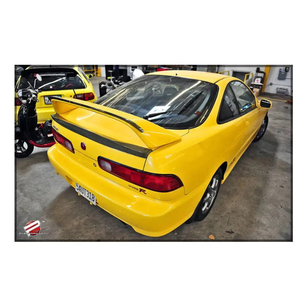 Password Jdm Carbon Spoiler Lip Gurney Flap Honda Integra Type R Dc2 94-01