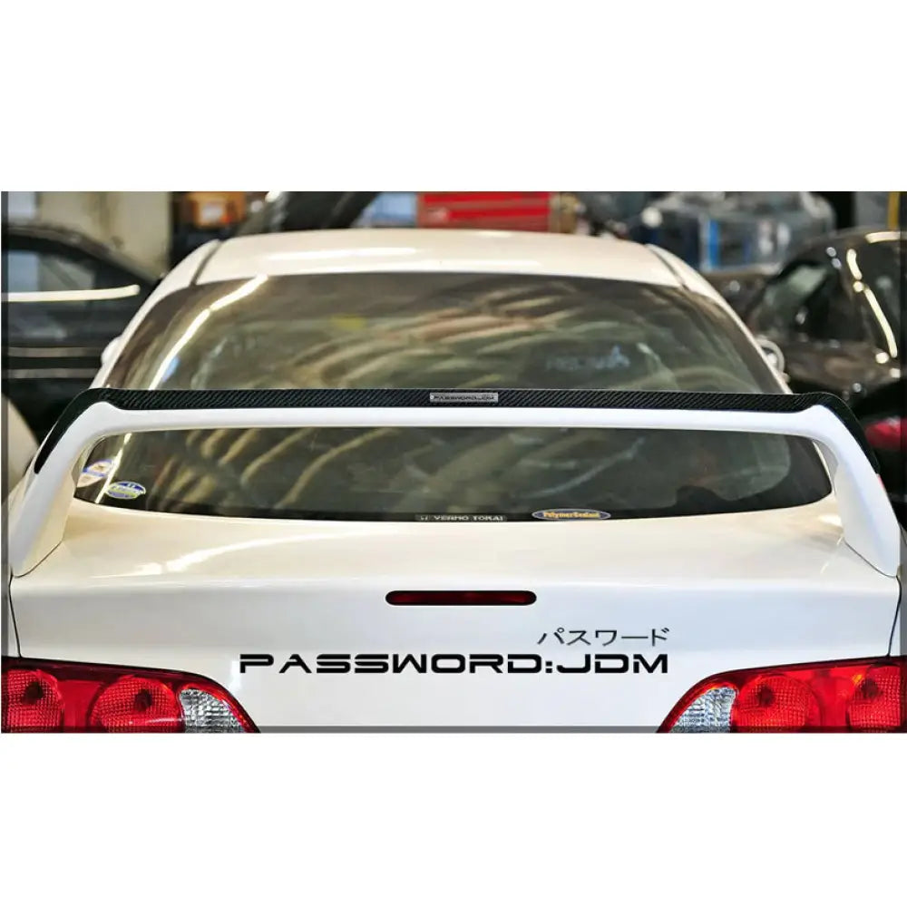 Password Jdm Carbon Spoiler Lip Gurney Flap Honda Integra Type R Dc5 01-06