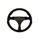 Personal Fitti Racing Suede Steering Wheel Black with Yellow Stitching 320mm