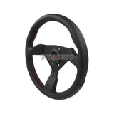 Personal Neo Grinta Steering Wheel Black with Red Stitching