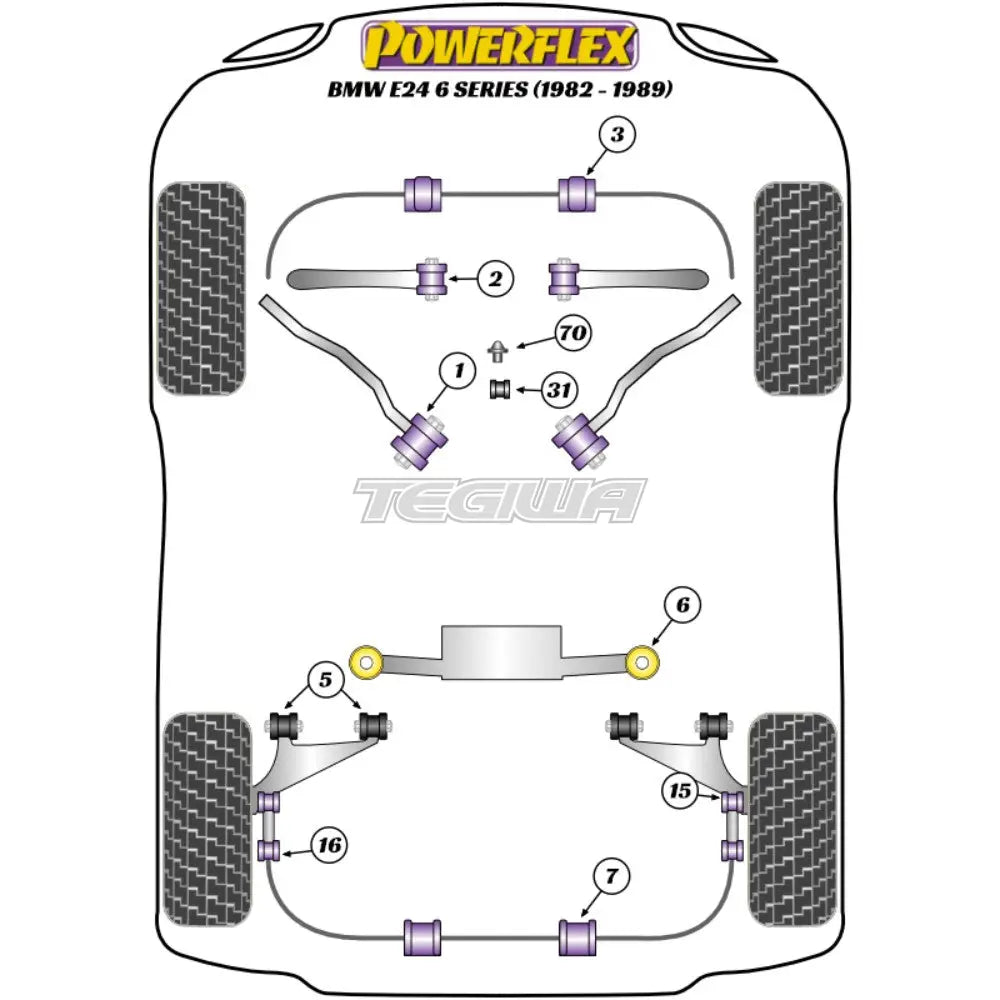 Powerflex Road Series Universal Jack Pad Adaptor Bmw 6 E24 82-89 Tools