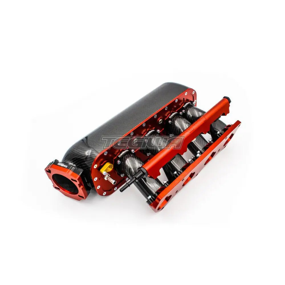 PracWorks Carbon Fibre Intake Manifold Lowered Plenum with Fuel Rail Honda K-Series K24 Only