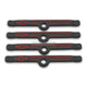 Proform Valve Cover Hold-Down Clamps Chevrolet Small Block V8 V6 90 Degree 55-86 Black Crinkle