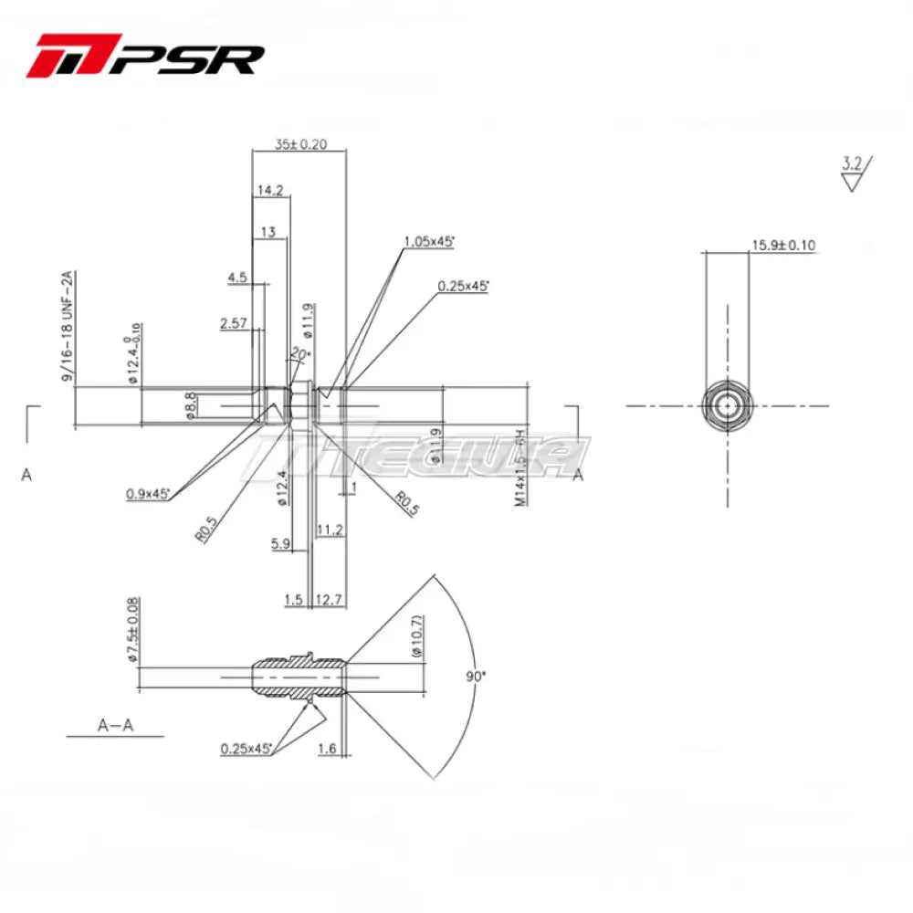 Pulsar Turbo Water Cooling Fitting Kit -6 An For Gtx And G Series Turbochargers & Kits