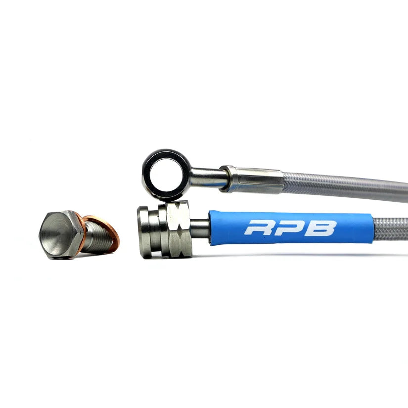 Racing Performance Brake Lines Audi 100 2.2 Rear Drums 85-86