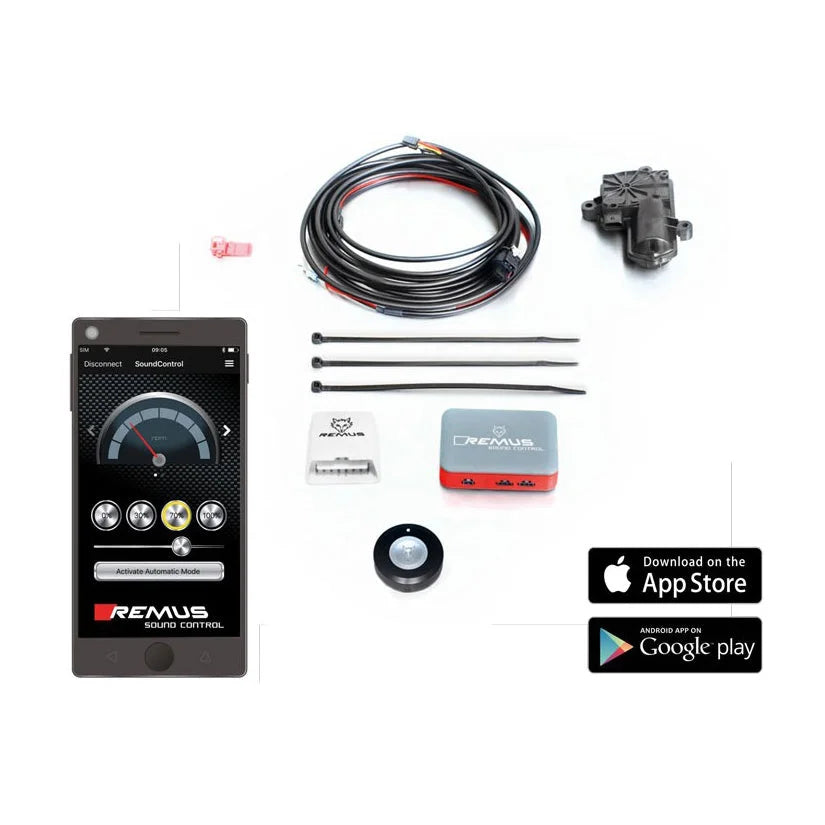 Remus Non-Resonated Turbo Back System Left/Right With Sound Controller Skoda Octavia Type 5E 2.0