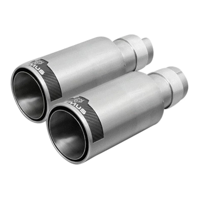 Remus Rear Silencer Centred Mini Cooper S R56 1.6 Turbo 07 + 2 Tail Pipes 98Mm Straight Carbon