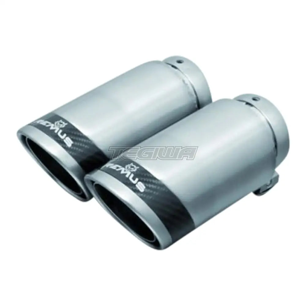 Remus Rear Silencer Left Abarth Punto Evo Type 199 1.4 11 + 2 Tail Pipes 84Mm Carbon Race Angled