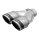Remus Rear Silencer Left Audi A3 8P 1.9 Tdi 03-12 2 Tail Pipes 84Mm Carbon Race Angled Ring Exhaust