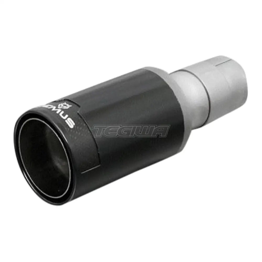 Remus Rear Silencer Left Audi A3 8P 2.0 Tfsi 03-12 1 Tail Pipe 98Mm Black Chrome Straight Carbon