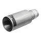 Remus Rear Silencer Left Audi A3 8P 2.0 Tfsi 03-12 1 Tail Pipe 98Mm Straight Carbon Insert Exhaust