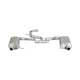 Remus Rear Silencer Left/Right Seat Leon Cupra 300 5F St Estate 2.0 Tsi 17-18 Exhaust Systems