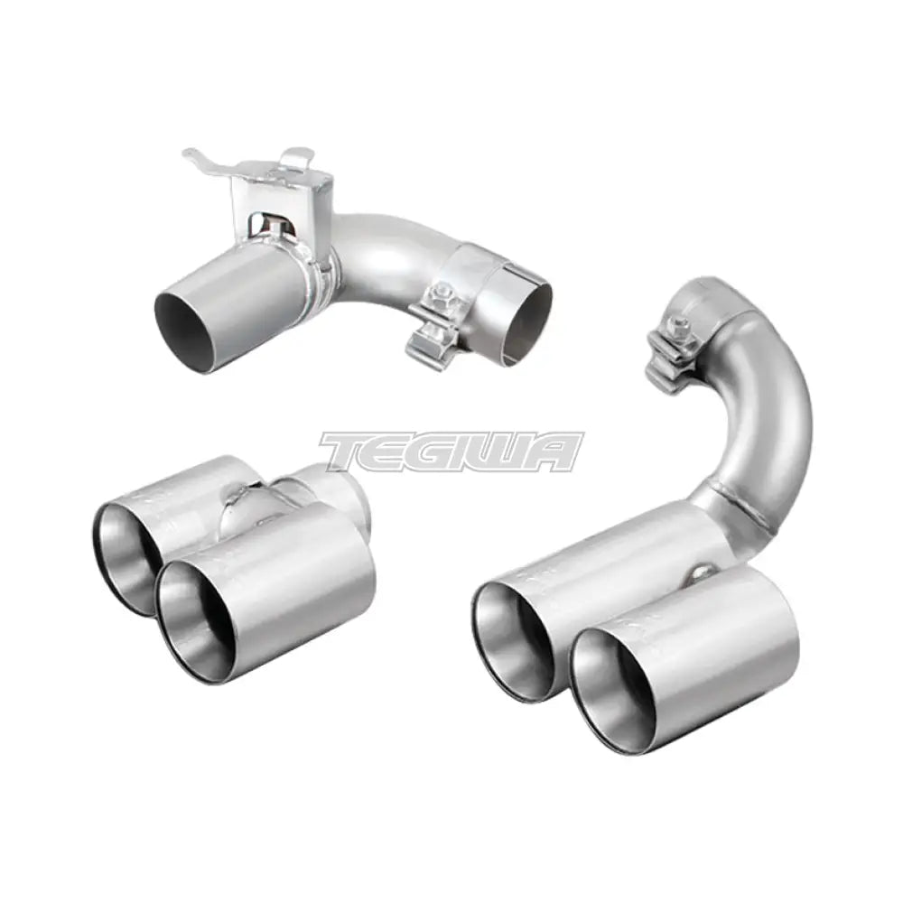 Remus Resonated Cat Back System Left/Right Bmw 3 Series F30/F31 Lci 330I/330Ix 14 + 4 Chromed Tail
