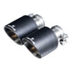 Remus Resonated Cat Back System Left/Right Volkswagen Golf Mk7 Hatchback 2.0 R 14-16 4 Carbon Tail