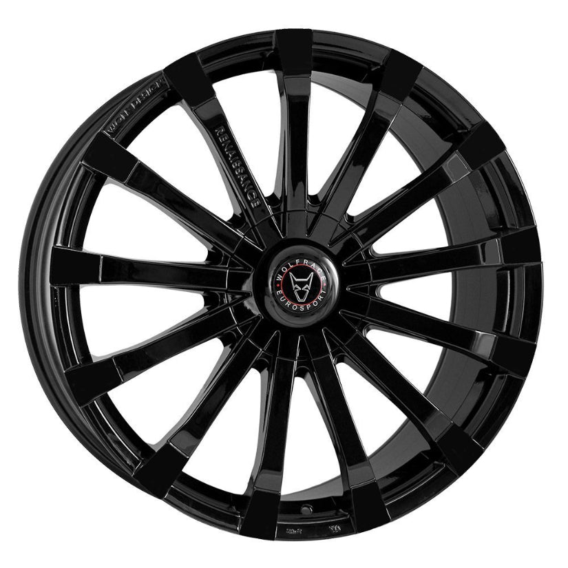 Wolfrace Eurosport Renaissance Alloy Wheel 20x8.5 ET35 5x115 Gloss Black 110mm CB