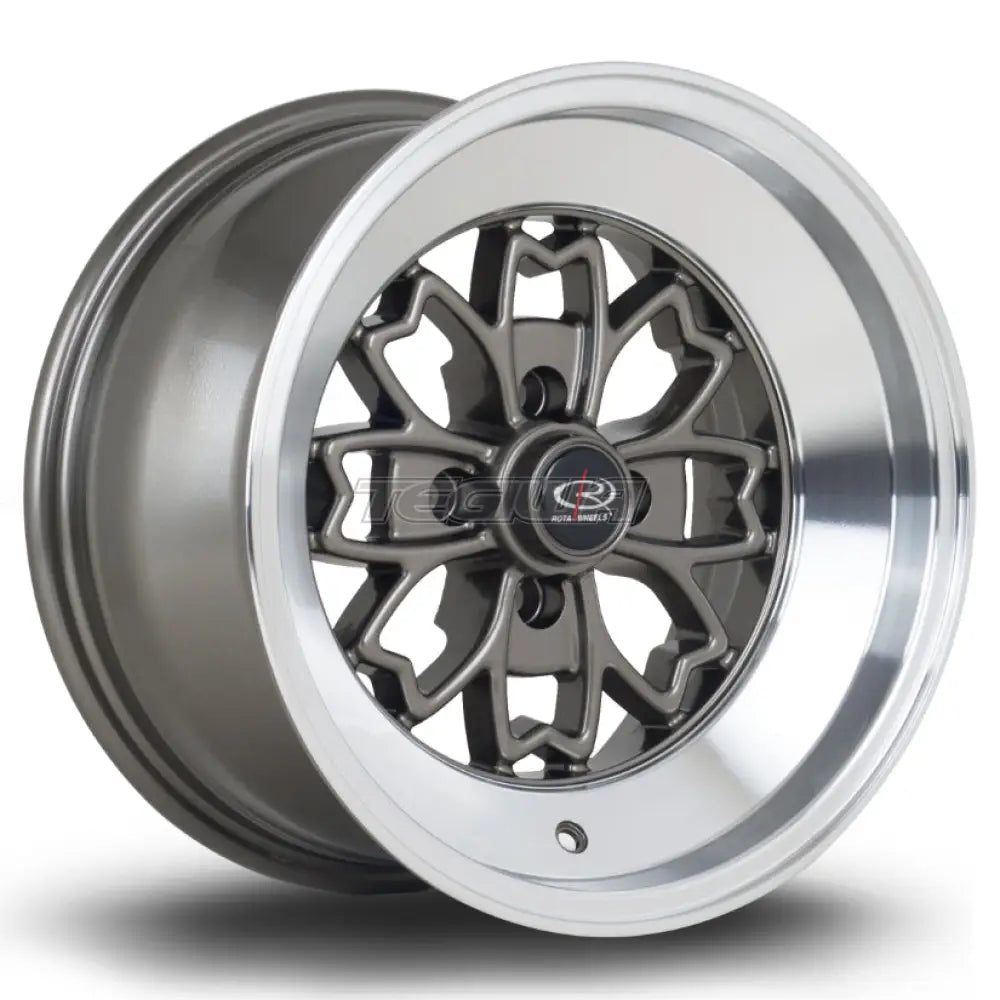 Rota Aleica Alloy Wheel 15x8 ET0 4x100 Bronze Polished Lip 67.1mm CB Alloy Wheels
