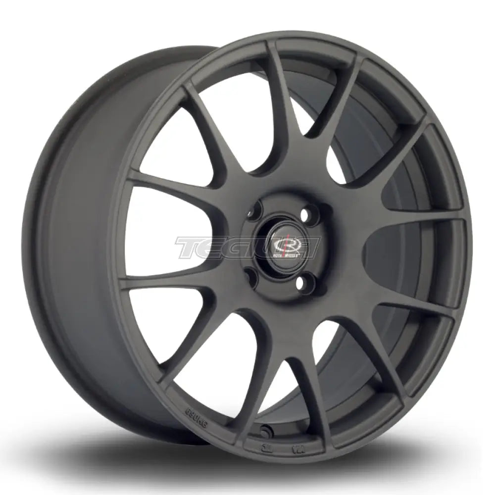 Rota Blitz Alloy Wheel 17x7.5 ET45 4x108 Flat Black 2 73mm CB Alloy Wheels
