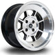 Rota BM8 Alloy Wheel 15x8 ET10 4x100 Gloss Black Polished Face 67.1mm CB Alloy Wheels