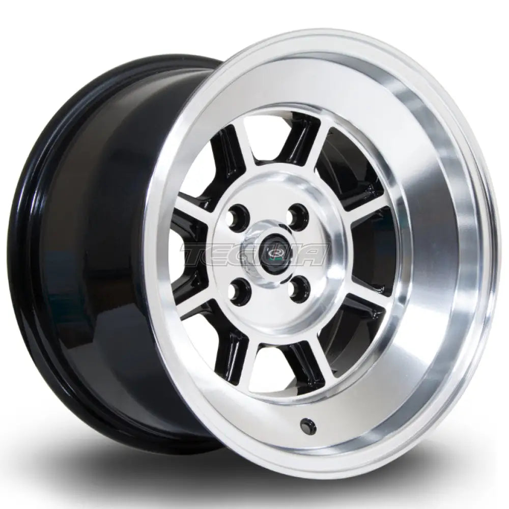 Rota BM8 Alloy Wheel 15x9 ET0 4x114 Gloss Black Polished Face 73mm CB Alloy Wheels