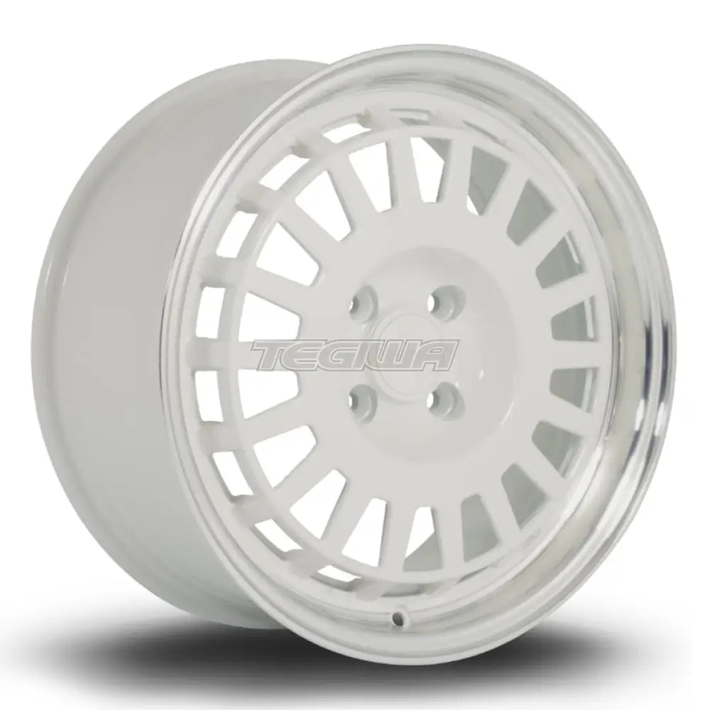 Rota EG6 Alloy Wheel 16x7 ET35 4x100 White Polished Lip 67.1mm CB Alloy Wheels