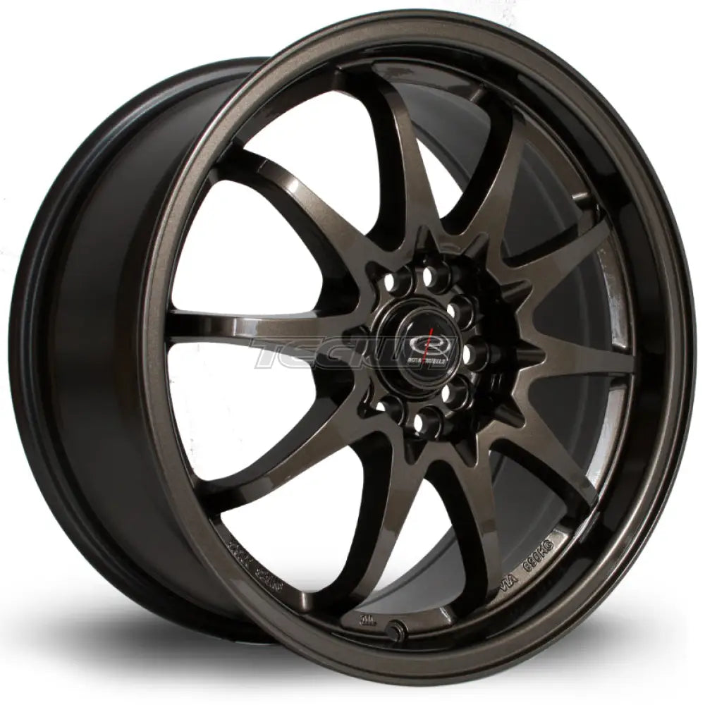 Rota Fighter Alloy Wheel 17x8 ET48 5x100,5x114 Gunmetal 73mm CB Alloy Wheels