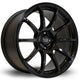 Rota Force Alloy Wheel 18x9 ET27 5x114 Black 73mm CB Alloy Wheels