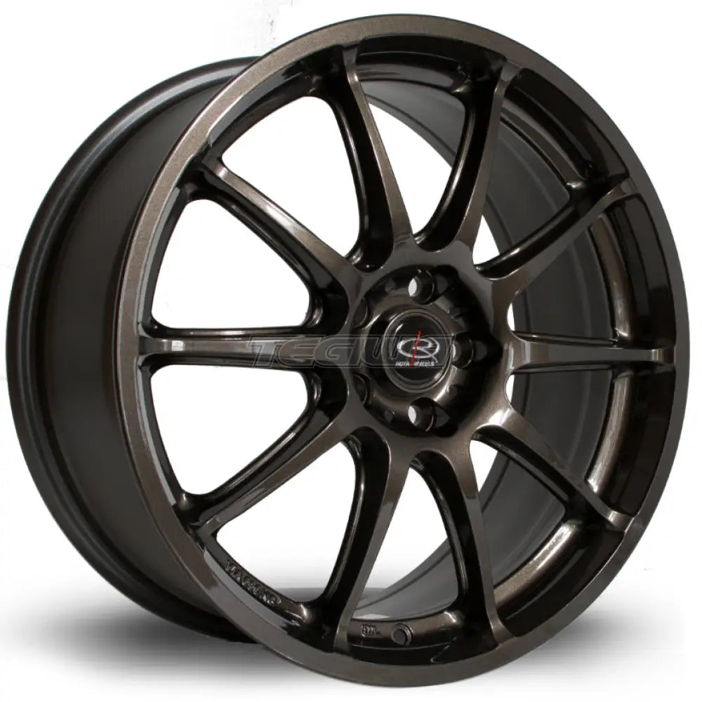 Rota Gra Alloy Wheel 17x7.5 ET48 5x100 Gunmetal 73mm CB Alloy Wheels