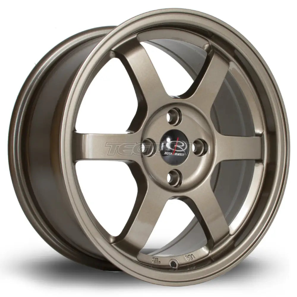 Rota Grid Alloy Wheel 16x7 ET40 4x100 Bronze 67.1mm CB Alloy Wheels
