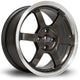 Rota Grid Alloy Wheel 16x7 ET40 4x100 Gunmetal Polished Lip 67.1mm CB Alloy Wheels
