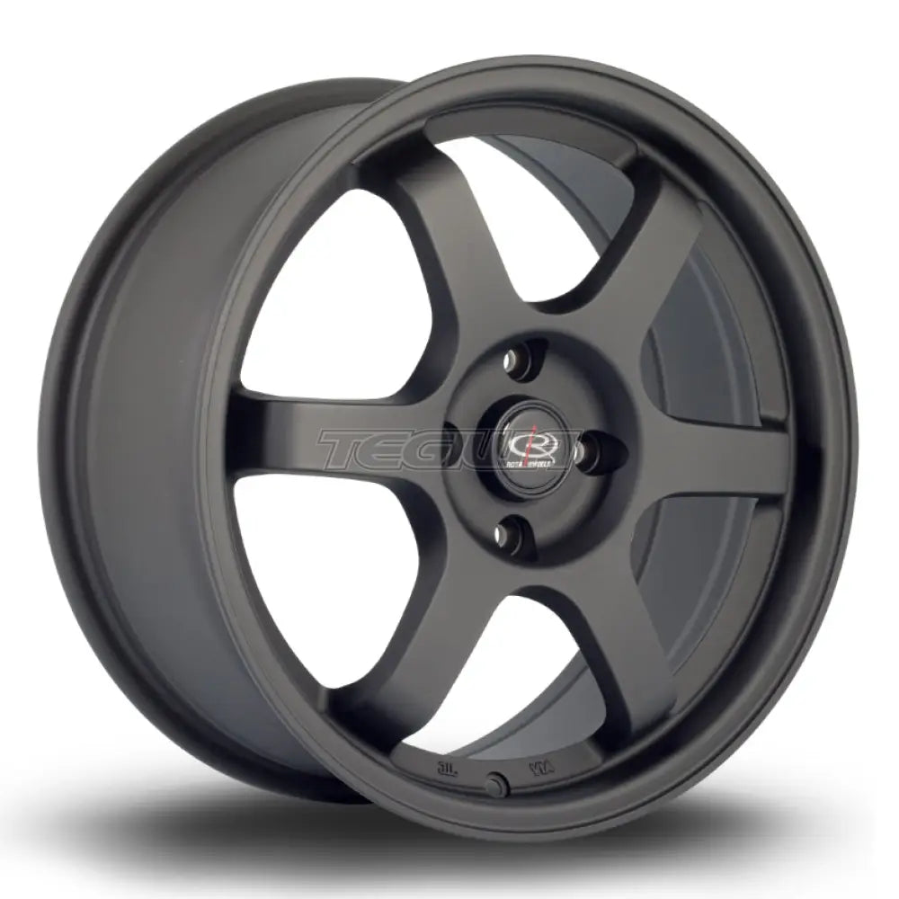 Rota Grid Alloy Wheel 17x7.5 ET45 4x100 Flat Black 2 67.1mm CB Alloy Wheels