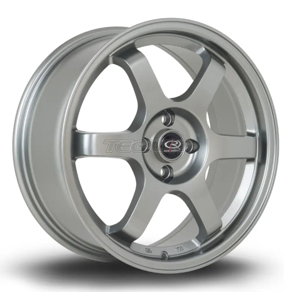 Rota Grid Alloy Wheel 17x7.5 ET45 4x100 Steelgrey 67.1mm CB Alloy Wheels