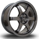 Rota Grid Alloy Wheel 17x7.5 ET45 4x108 Gunmetal 73mm CB Alloy Wheels