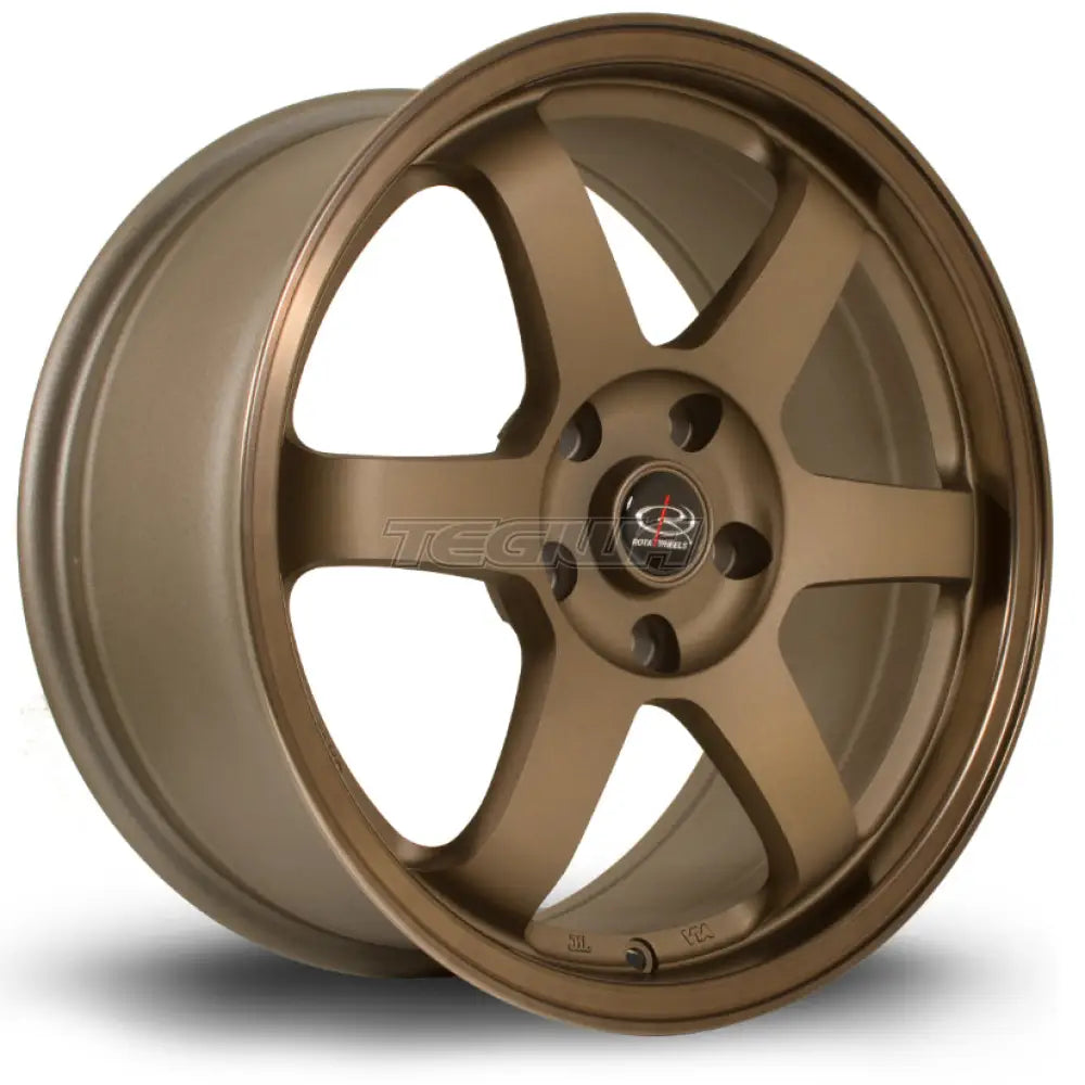 Rota Grid Alloy Wheel 17x8 ET35 4x100 Speed Bronze 73mm CB Alloy Wheels