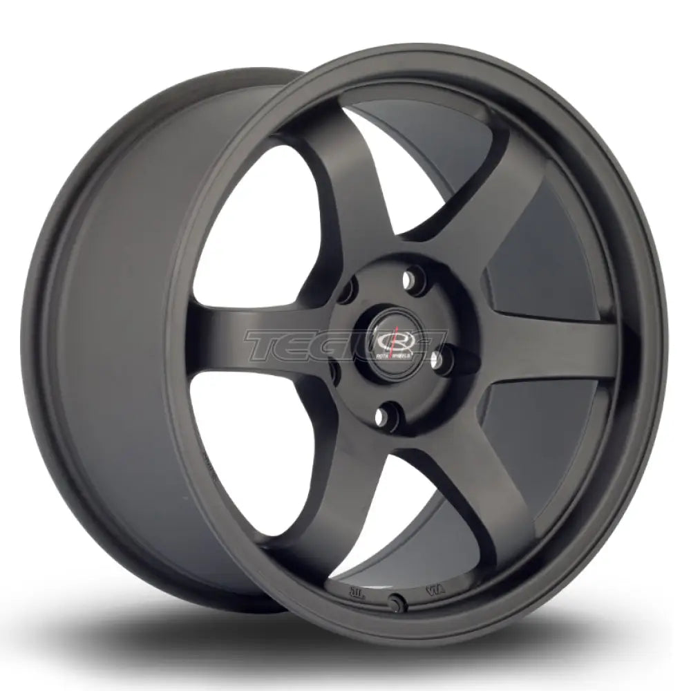 Rota Grid Alloy Wheel 17x9 ET25 4x100 Flat Black 2 67.1mm CB Alloy Wheels