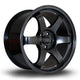 Rota Grid Alloy Wheel 17x9 ET25 5x114 Hyper Black 73mm CB Alloy Wheels
