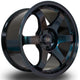 Rota Grid Alloy Wheel 17x9 ET25 5x114 Neo Chrome 73mm CB Alloy Wheels