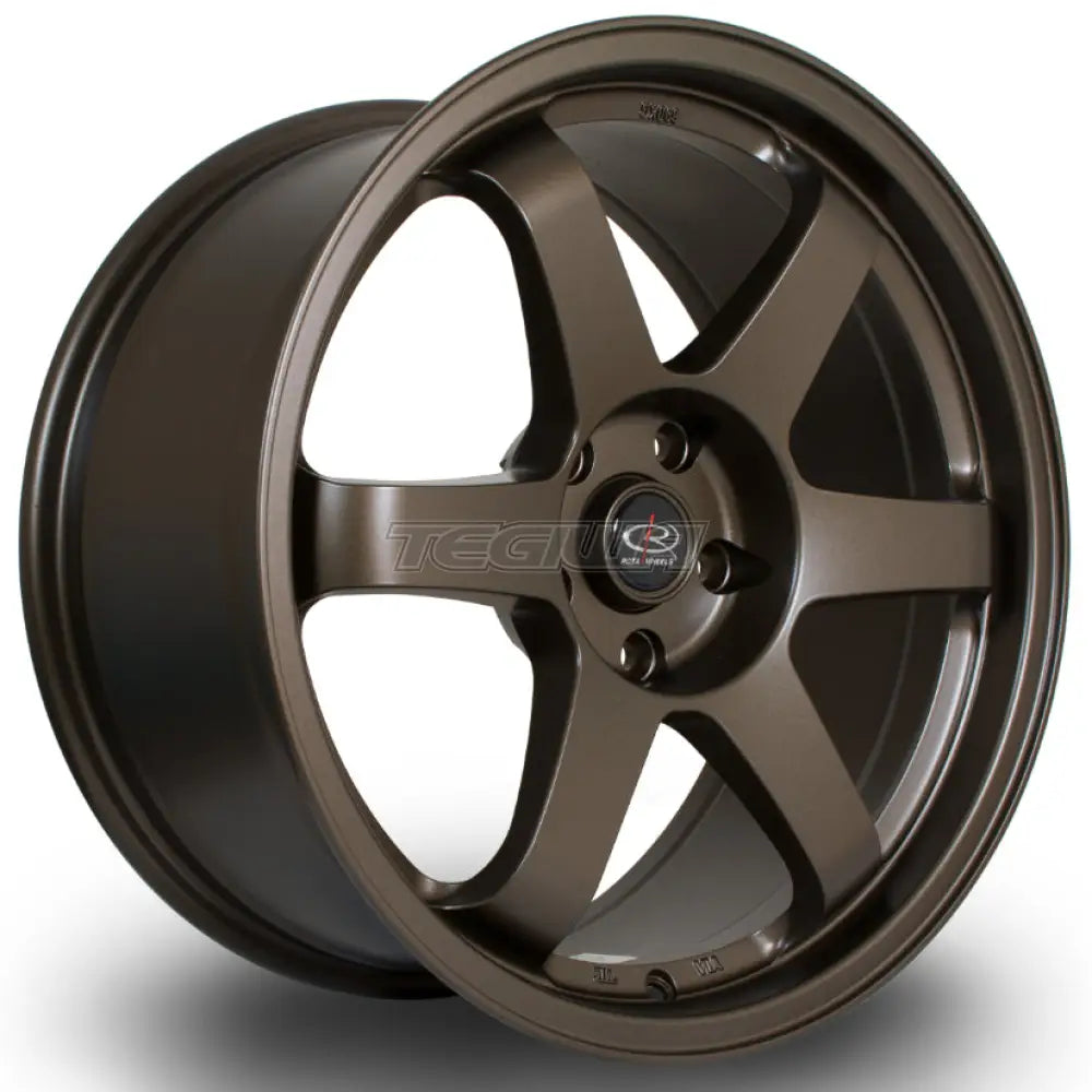 Rota Grid Alloy Wheel 18x8.5 ET30 5x114 Matt Bronze 3 73mm CB Alloy Wheels
