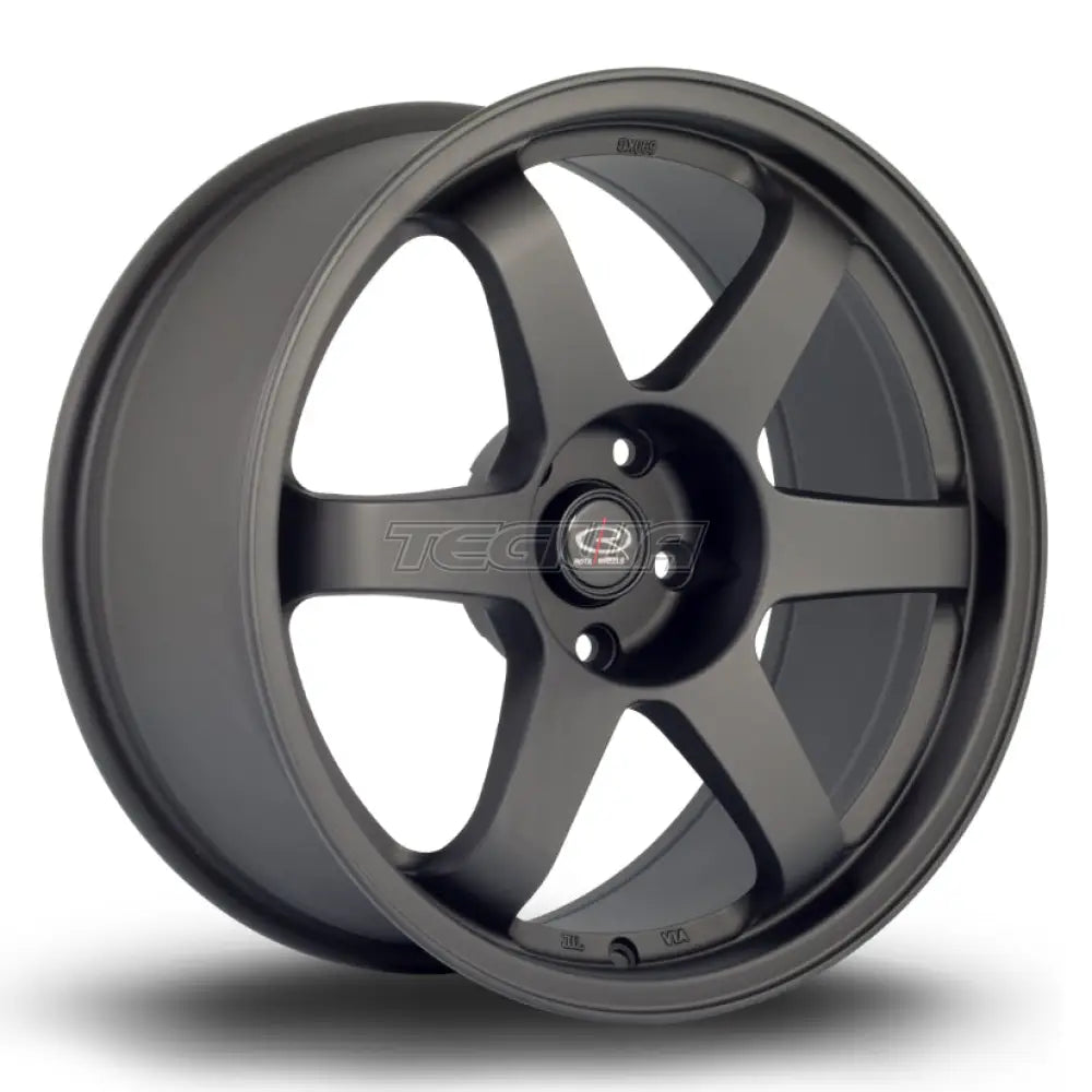 Rota Grid Alloy Wheel 18x8.5 ET42 5x114 Flat Black 2 73mm CB Alloy Wheels