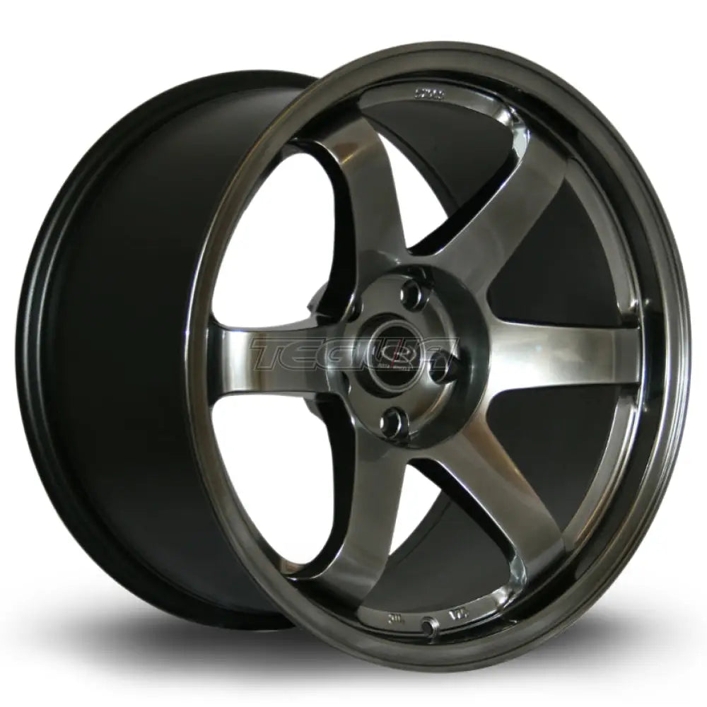 Rota Grid Alloy Wheel 18x9.5 ET38 5x100 Hyper Black 73mm CB Alloy Wheels