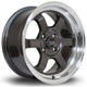 Rota Grid-V Alloy Wheel 15x7 ET20 4x100 Gunmetal Polished Lip 67.1mm CB Alloy Wheels