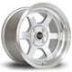 Rota Grid-V Alloy Wheel 15x8 ET0 4x100 Silver Polished Lip 67.1mm CB Alloy Wheels