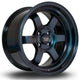 Rota Grid-V Alloy Wheel 16x8 ET20 4x100 Neo Chrome 67.1mm CB Alloy Wheels