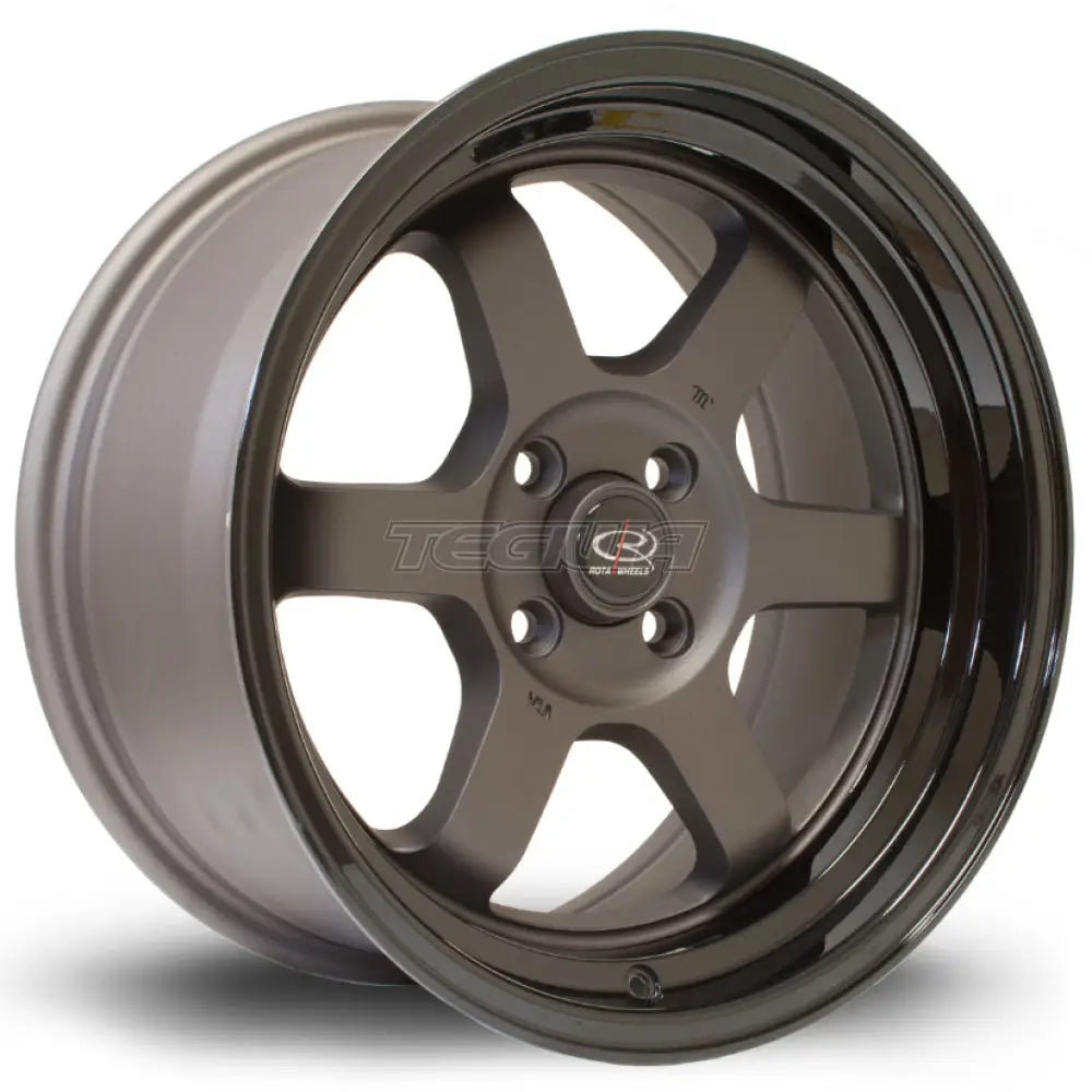 Rota Grid-V Alloy Wheel 16x8 ET20 5x100 Flat Gunmetal 67.1mm CB Alloy Wheels