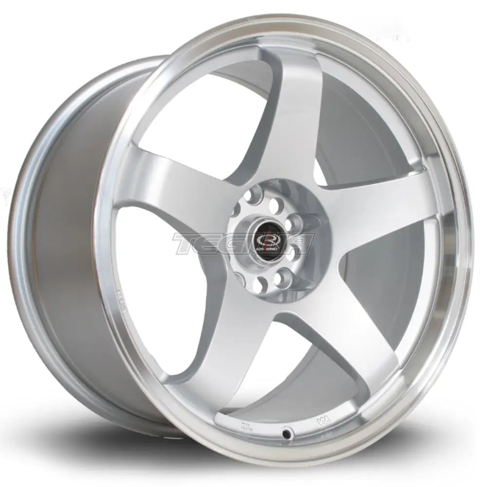 Rota GTR Alloy Wheel 18x9.5 ET12 5x114 Silver Polished Lip 73mm CB Alloy Wheels